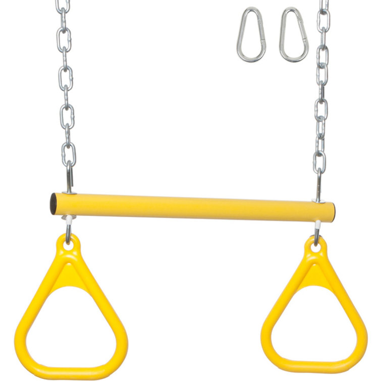 Swing Set Stuff Trapeze Bar and Rings with Chains and Hooks & Reviews Wayfair